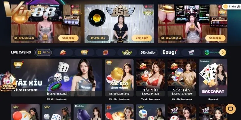 Giới thiệu về Casino Vin88