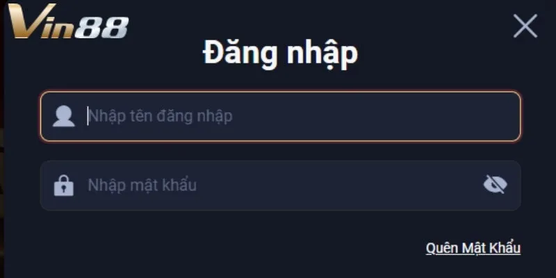 Hướng dẫn đăng nhập Vin88 qua 3 bước