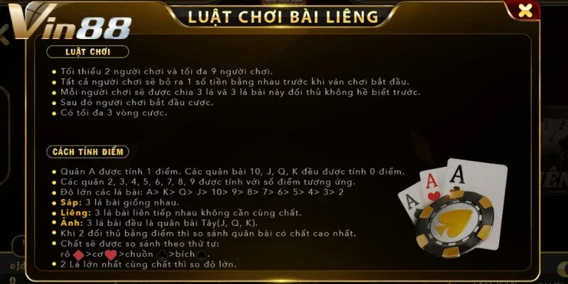 Luật chơi liêng online cơ bản mà tân binh cần nắm được