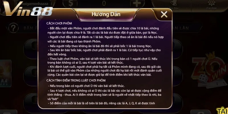 Quy tắc đánh Phỏm online bạn cần biết